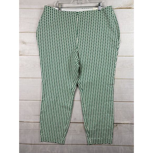 A New Day Pants Womens 17 Green Moons High Rise Skinny Ankle Fitted Stretch NWT - Picture 1 of 11